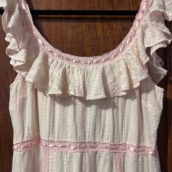 Tularosa peach and pink midi dress - Picture 2 of 9